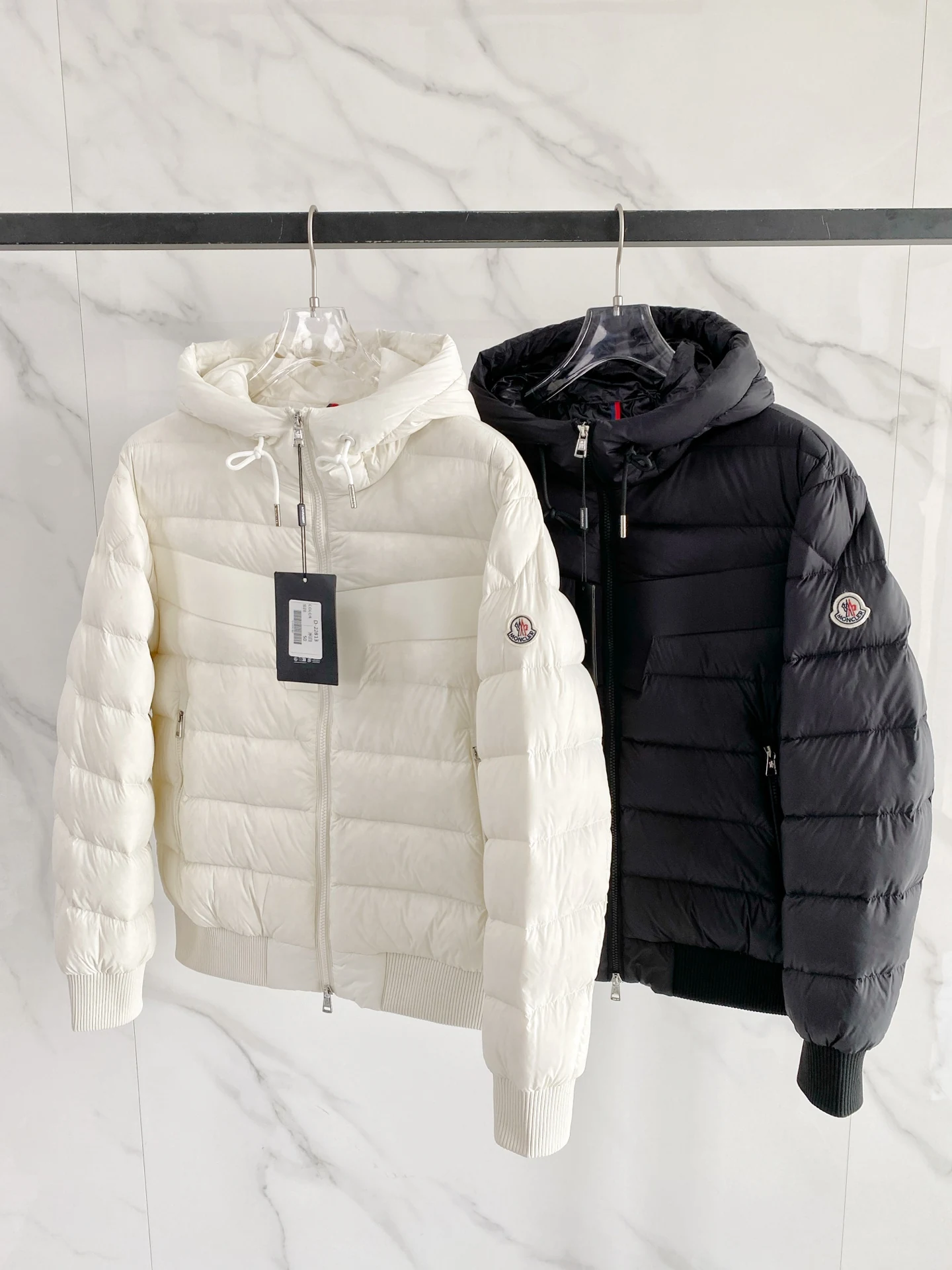 Moncler Hooded Puffer Jacket - Style 45 - Moncler puffer jacket real photo 9
