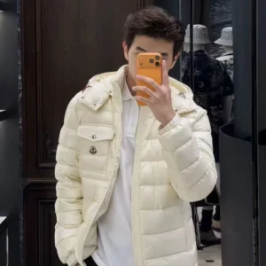 Moncler Hooded Puffer Jacket - Style 69 - Moncler puffer jacket real photo 1