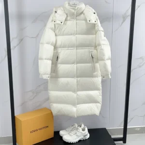 Moncler Hooded Long Puffer Jacket - Style 11 - Moncler puffer jacket real photo 1