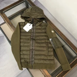 Moncler Hooded Panel Puffer Jacket - Moncler puffer jacket real photo 1