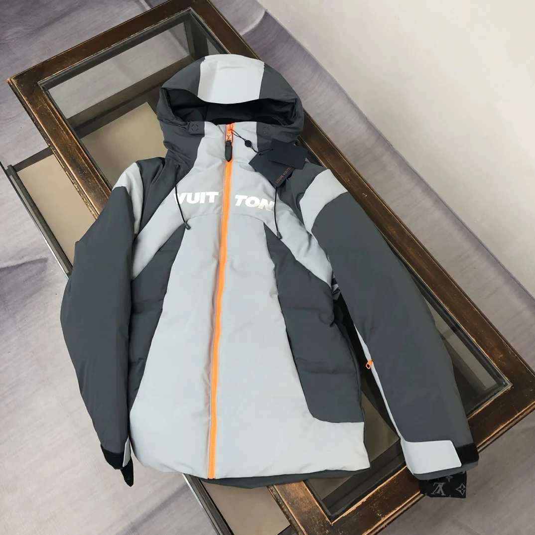 Moncler Hooded Panel Puffer Jacket - Style 27 - Moncler puffer jacket real photo 1
