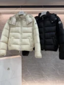 Moncler Hooded Short Puffer Jacket - Style 10 - Moncler puffer jacket real photo 1