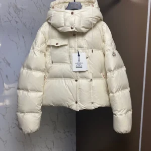 Moncler Hooded Short Puffer Jacket - Style 20 - Moncler puffer jacket real photo 1