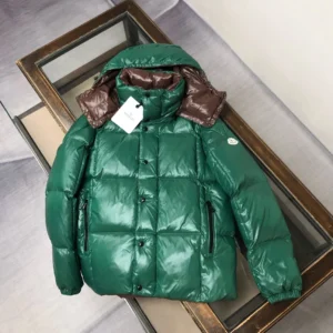 Moncler Hooded Short Puffer Jacket - Style 9 - Moncler puffer jacket real photo 1