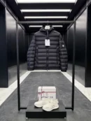 Moncler Hooded Short Puffer Jacket - Style 35 - Moncler puffer jacket real photo 1