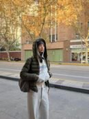 Moncler Hooded Short Puffer Jacket - Style 38 - Moncler puffer jacket real photo 1