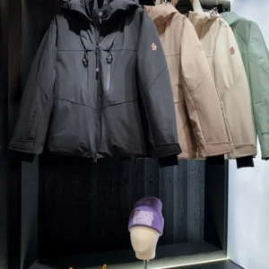 Moncler Hooded Stand-Collar Puffer Jacket - Moncler puffer jacket real photo 1