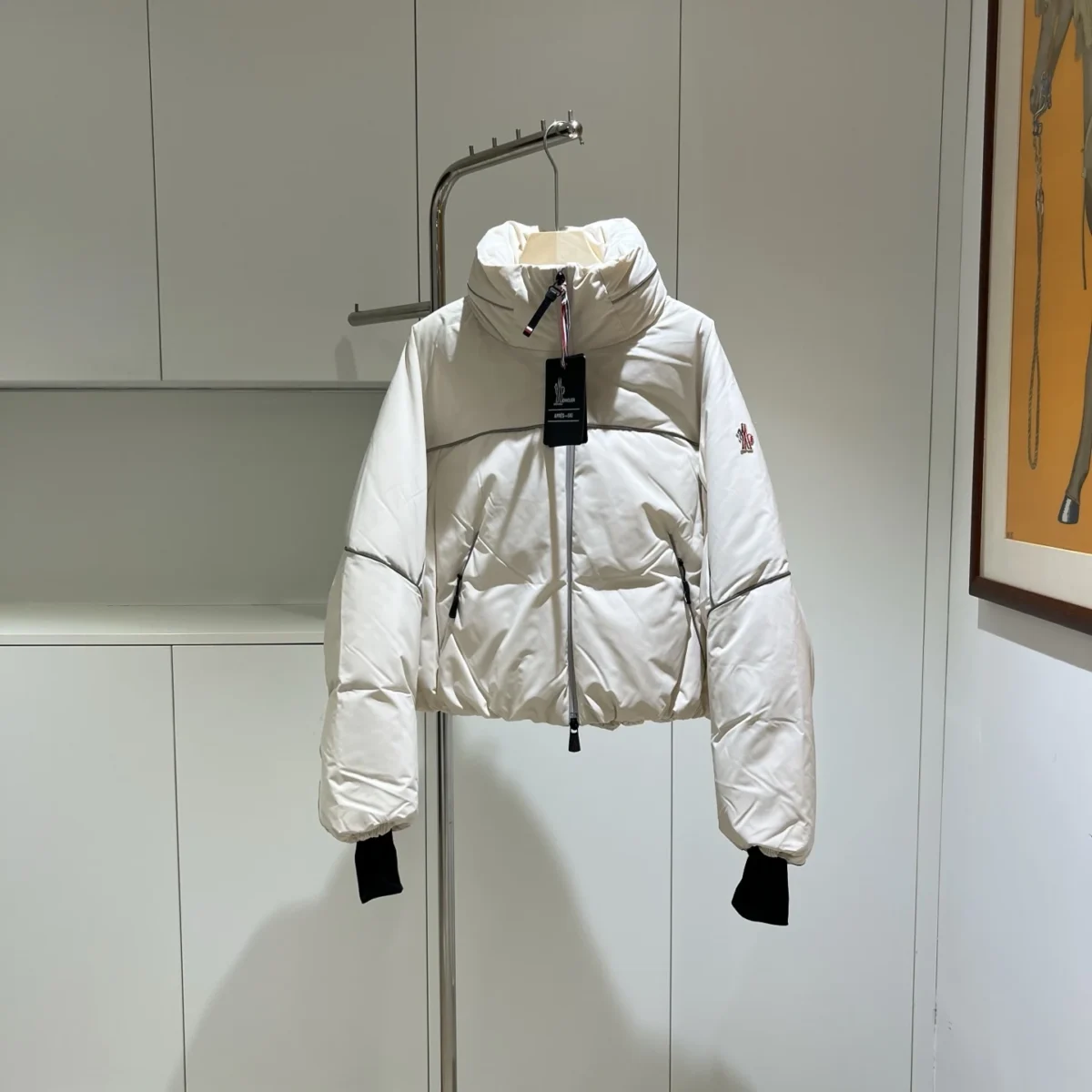 Moncler Klais Stand-Collar Short Puffer Jacket - Grenoble Ski Collection - Moncler puffer jacket real photo 1