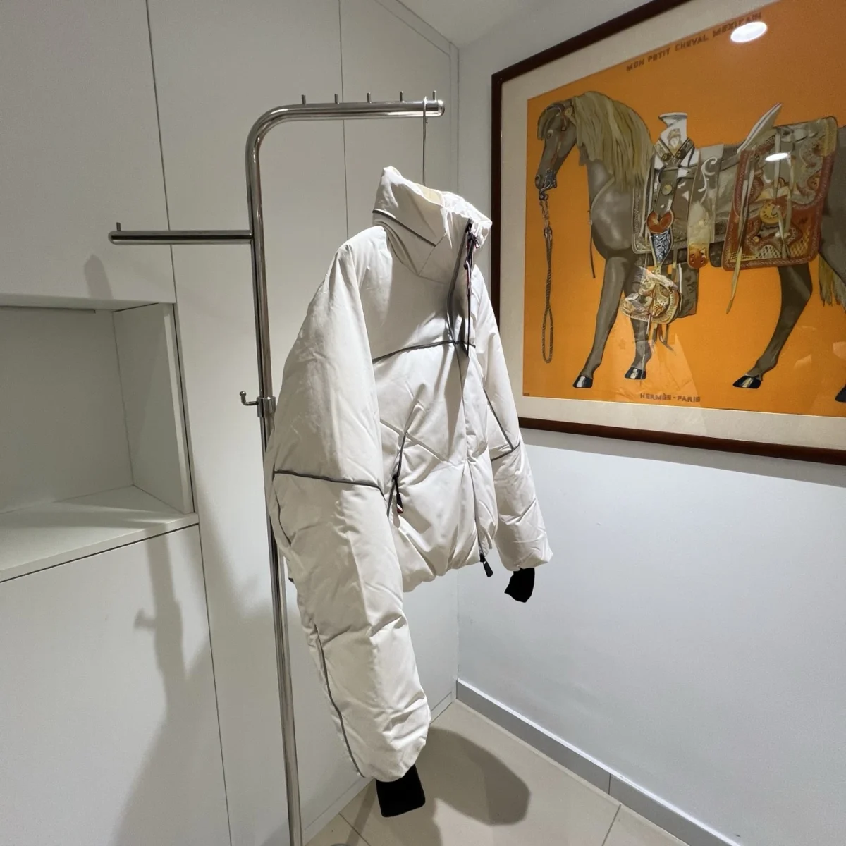 Moncler Klais Stand-Collar Short Puffer Jacket - Grenoble Ski Collection - Moncler puffer jacket real photo 14