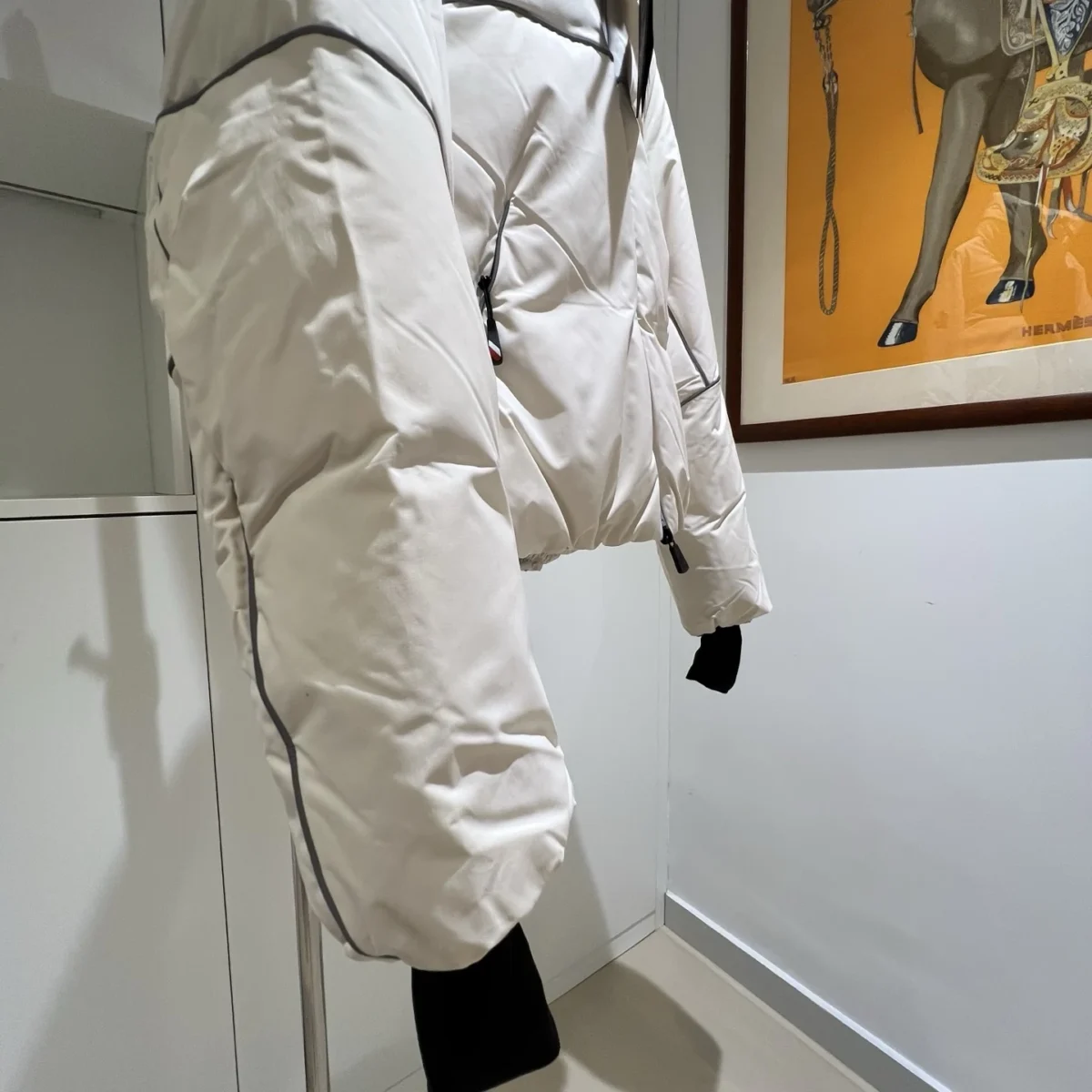 Moncler Klais Stand-Collar Short Puffer Jacket - Grenoble Ski Collection - Moncler puffer jacket real photo 16