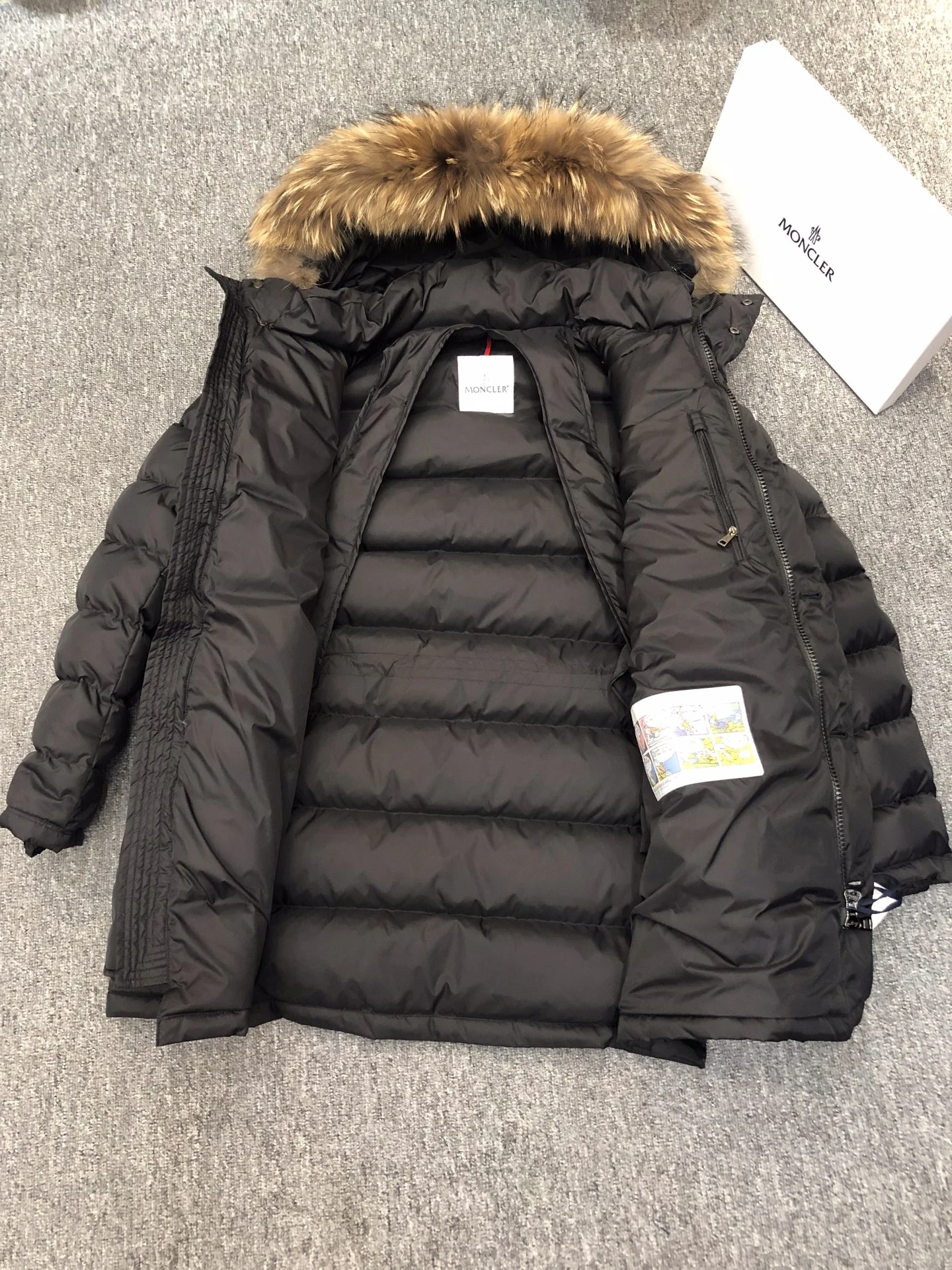 Moncler Long Mid-Length Puffer Jacket - Style 10 - Moncler puffer jacket real photo 2