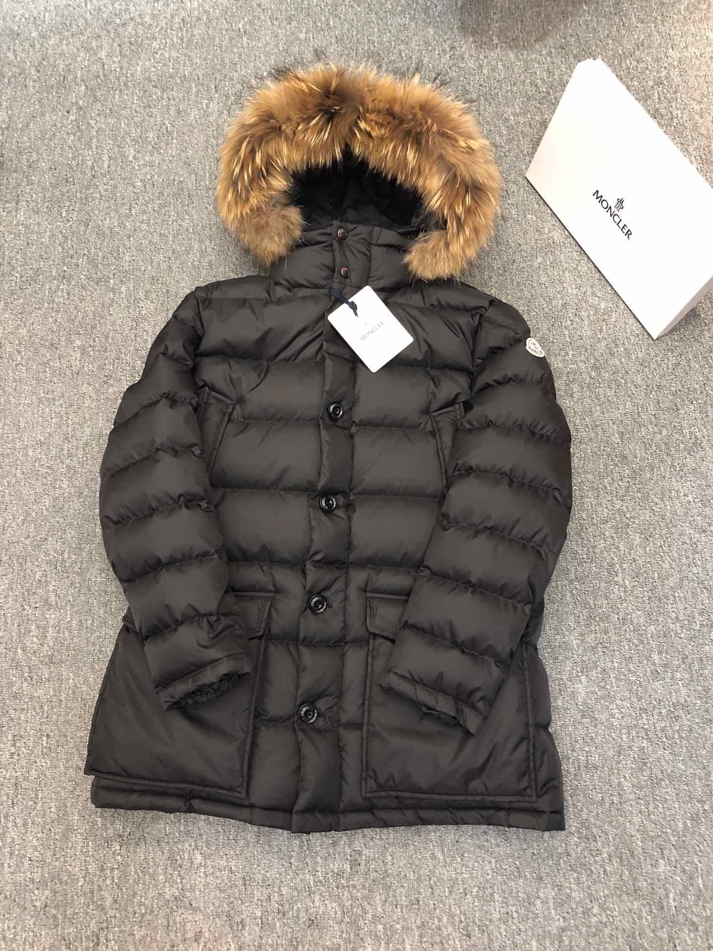 Moncler Long Mid-Length Puffer Jacket - Style 10 - Moncler puffer jacket real photo 4