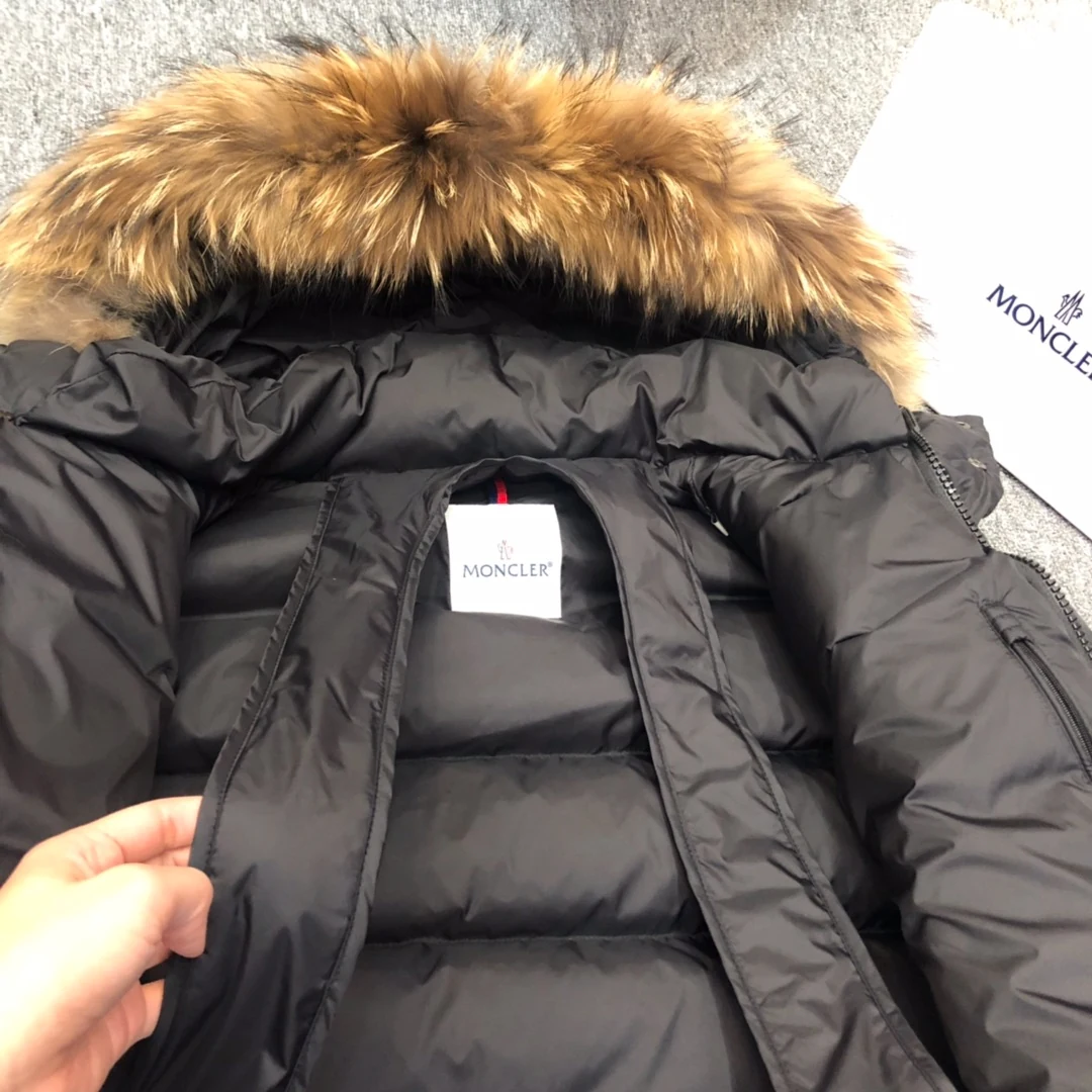 Moncler Long Mid-Length Puffer Jacket - Style 10 - Moncler puffer jacket real photo 5