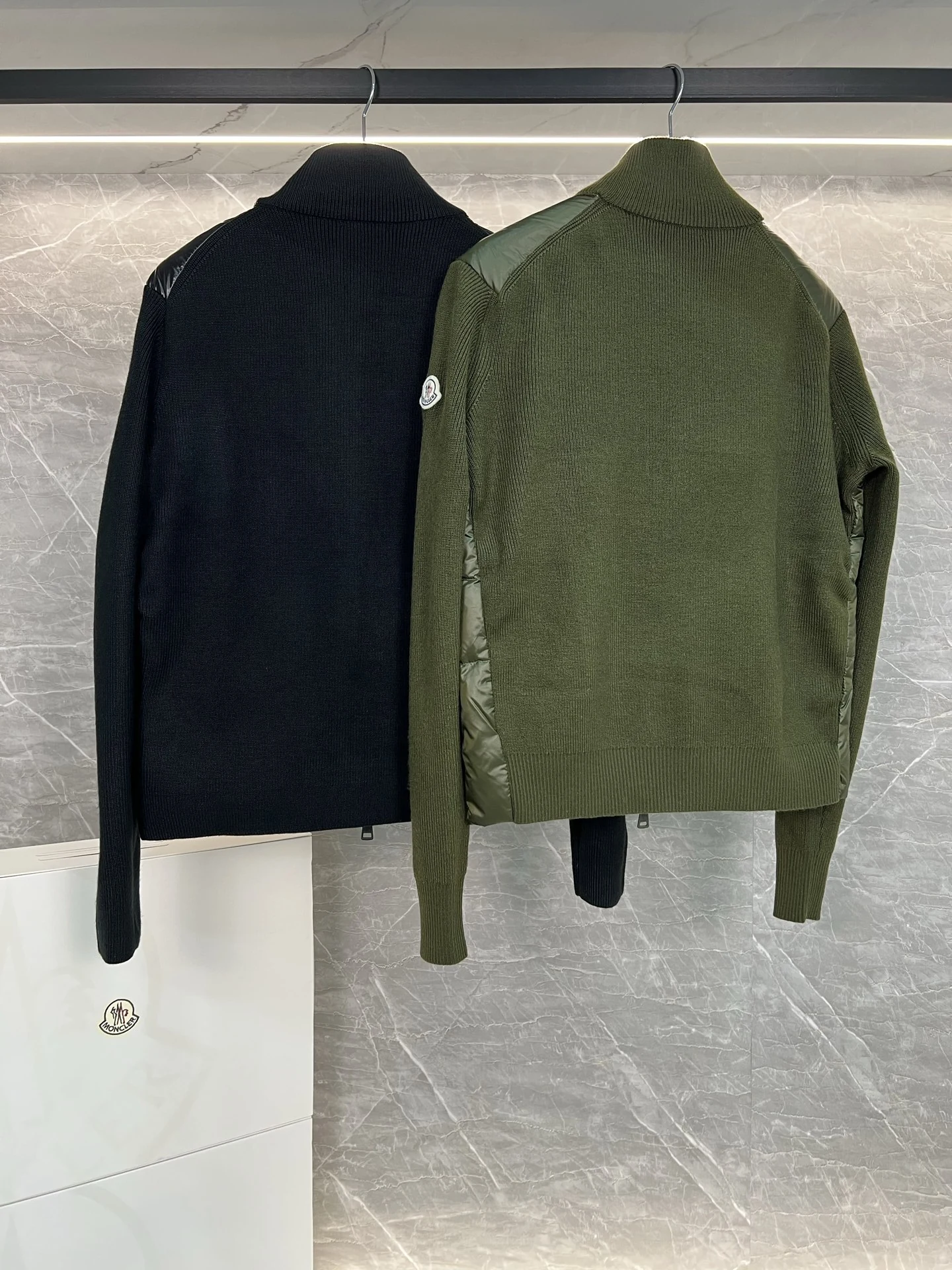 Moncler Panel Puffer Jacket - Style 32 - Moncler puffer jacket real photo 2