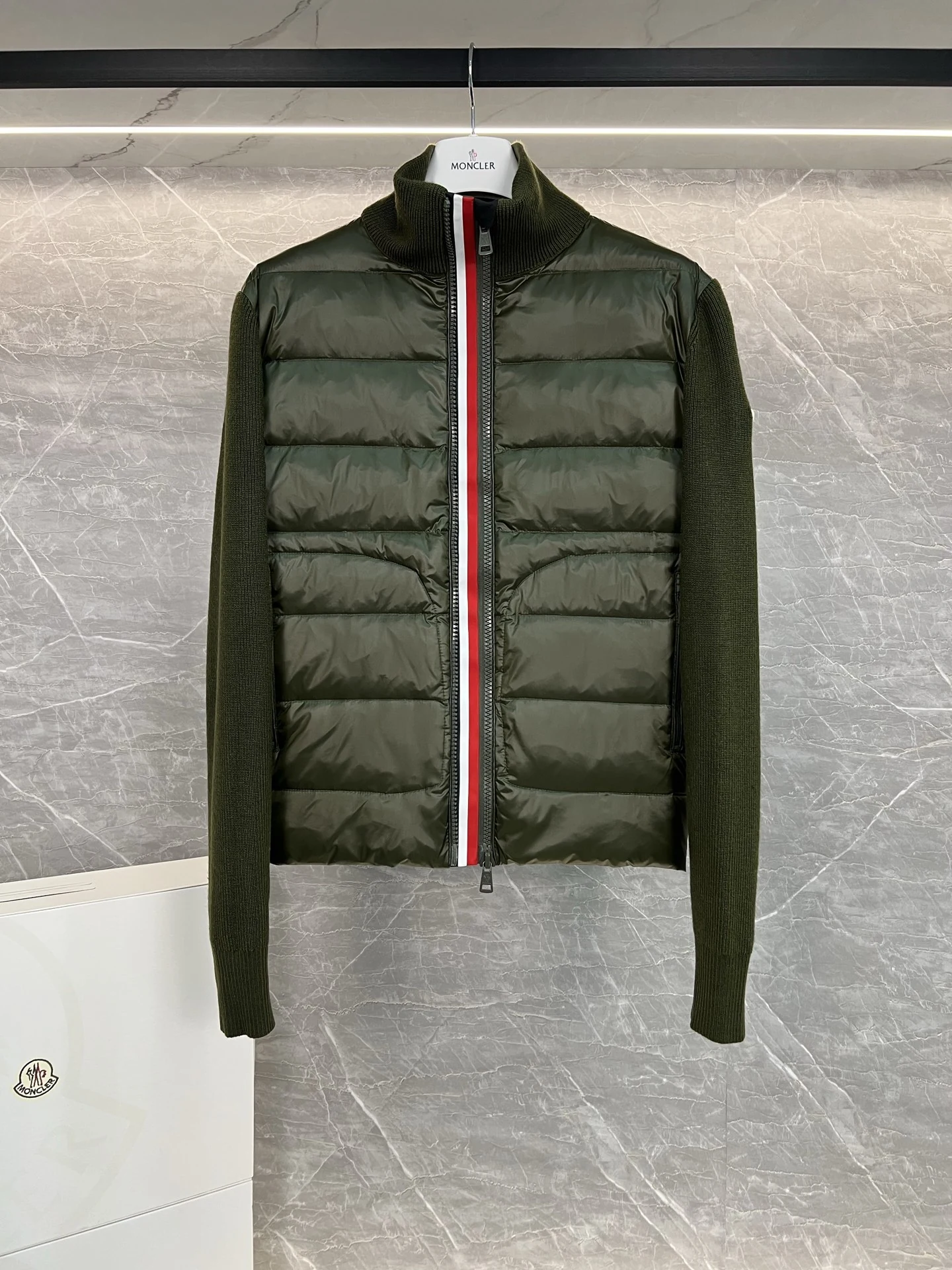 Moncler Panel Puffer Jacket - Style 32 - Moncler puffer jacket real photo 3