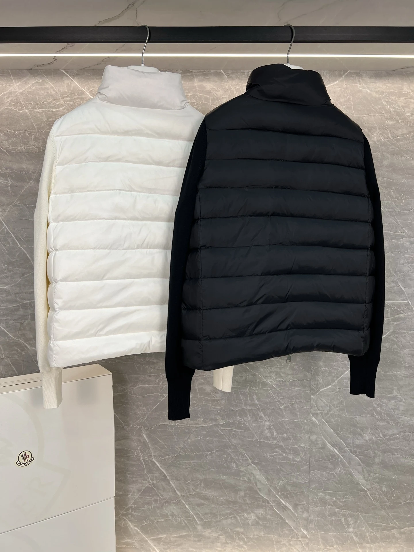 Moncler Panel Puffer Jacket - Style 36 - Moncler puffer jacket real photo 2