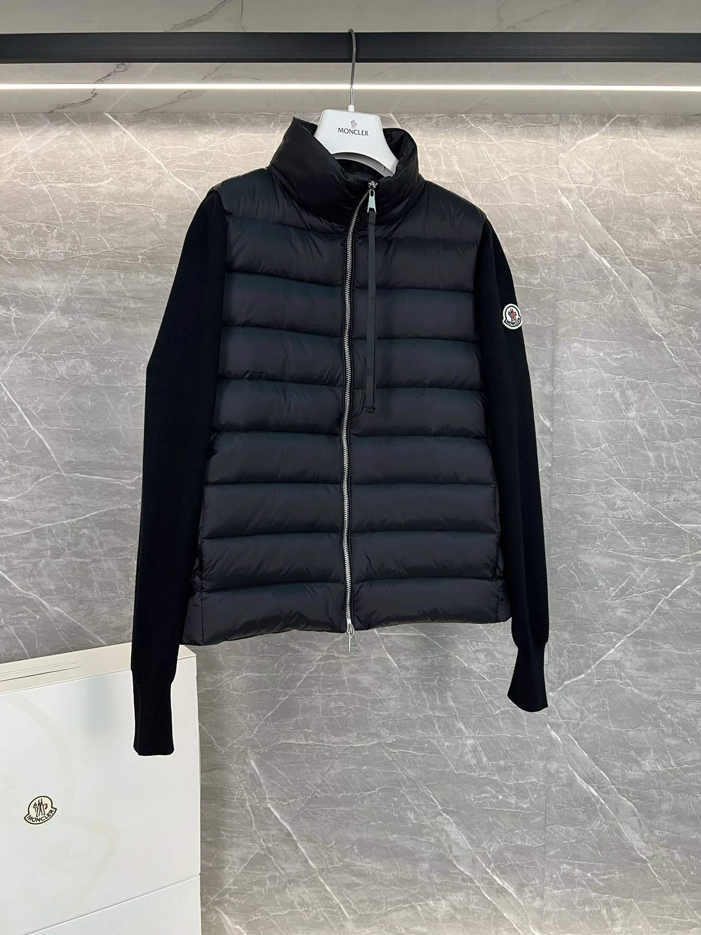 Moncler Panel Puffer Jacket - Style 36 - Moncler puffer jacket real photo 4