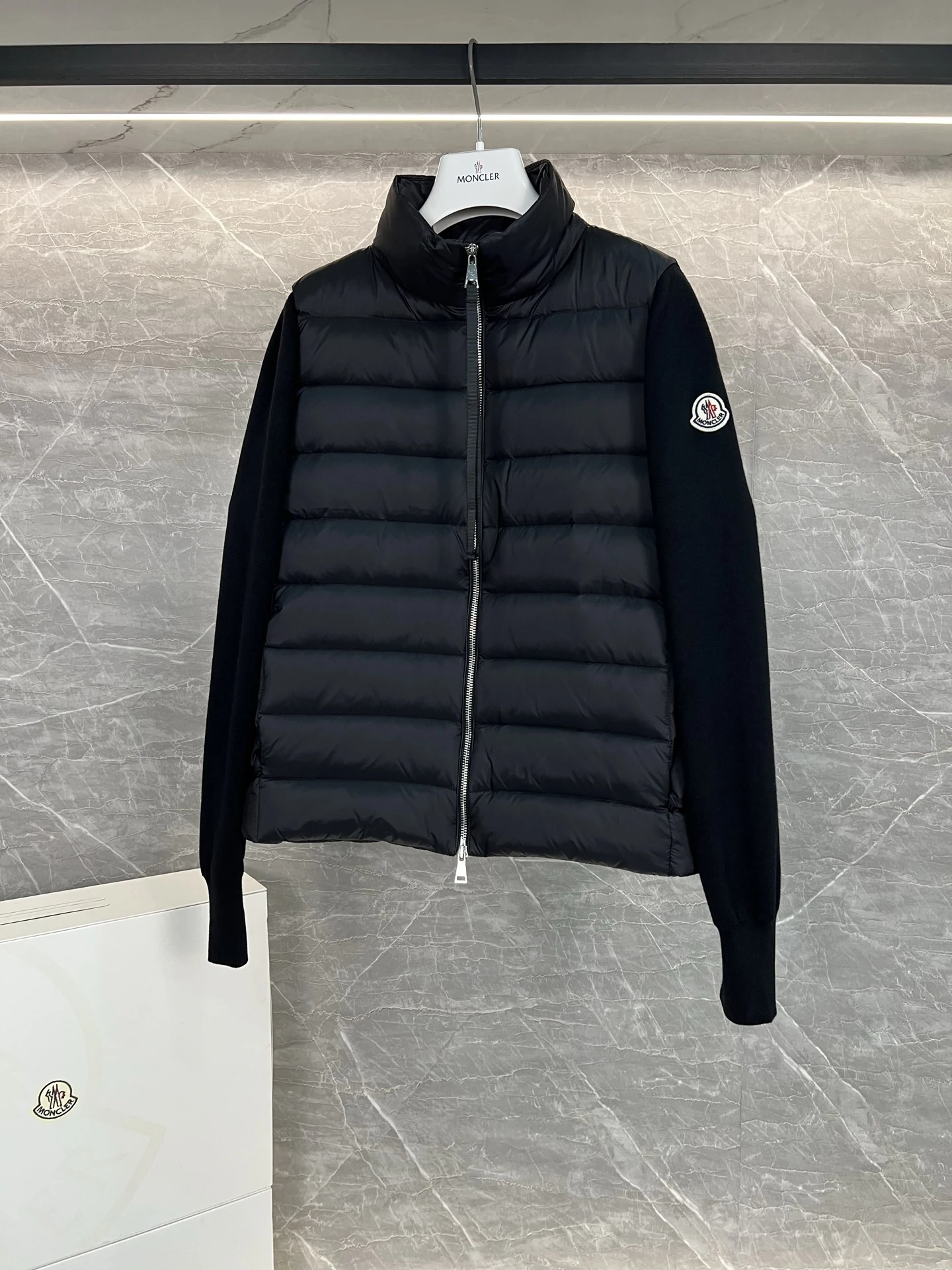 Moncler Panel Puffer Jacket - Style 36 - Moncler puffer jacket real photo 5
