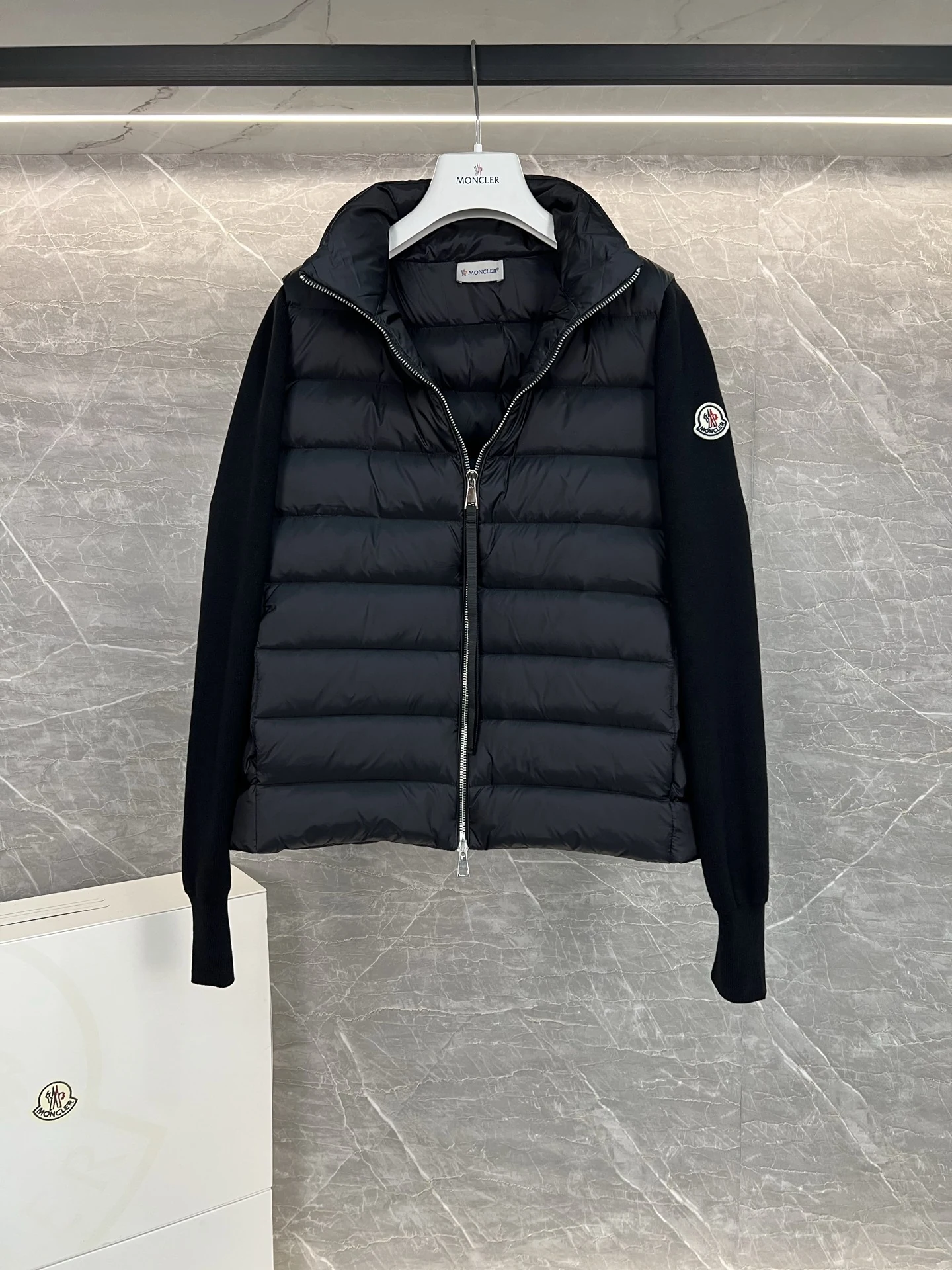 Moncler Panel Puffer Jacket - Style 36 - Moncler puffer jacket real photo 6