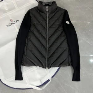 Moncler Panel Puffer Jacket - Style 9 - Moncler puffer jacket real photo 1