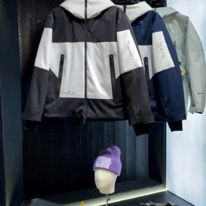 Moncler Panel Waterproof Puffer Jacket - Moncler puffer jacket real photo 1