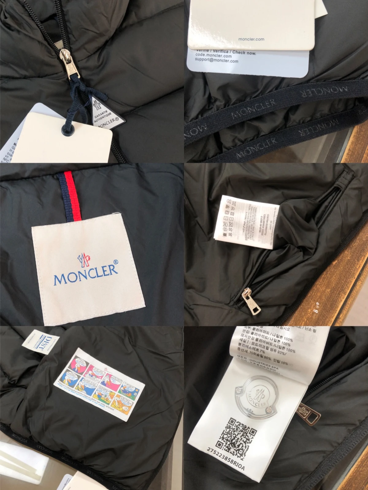 Moncler puffer vest - real photo 8