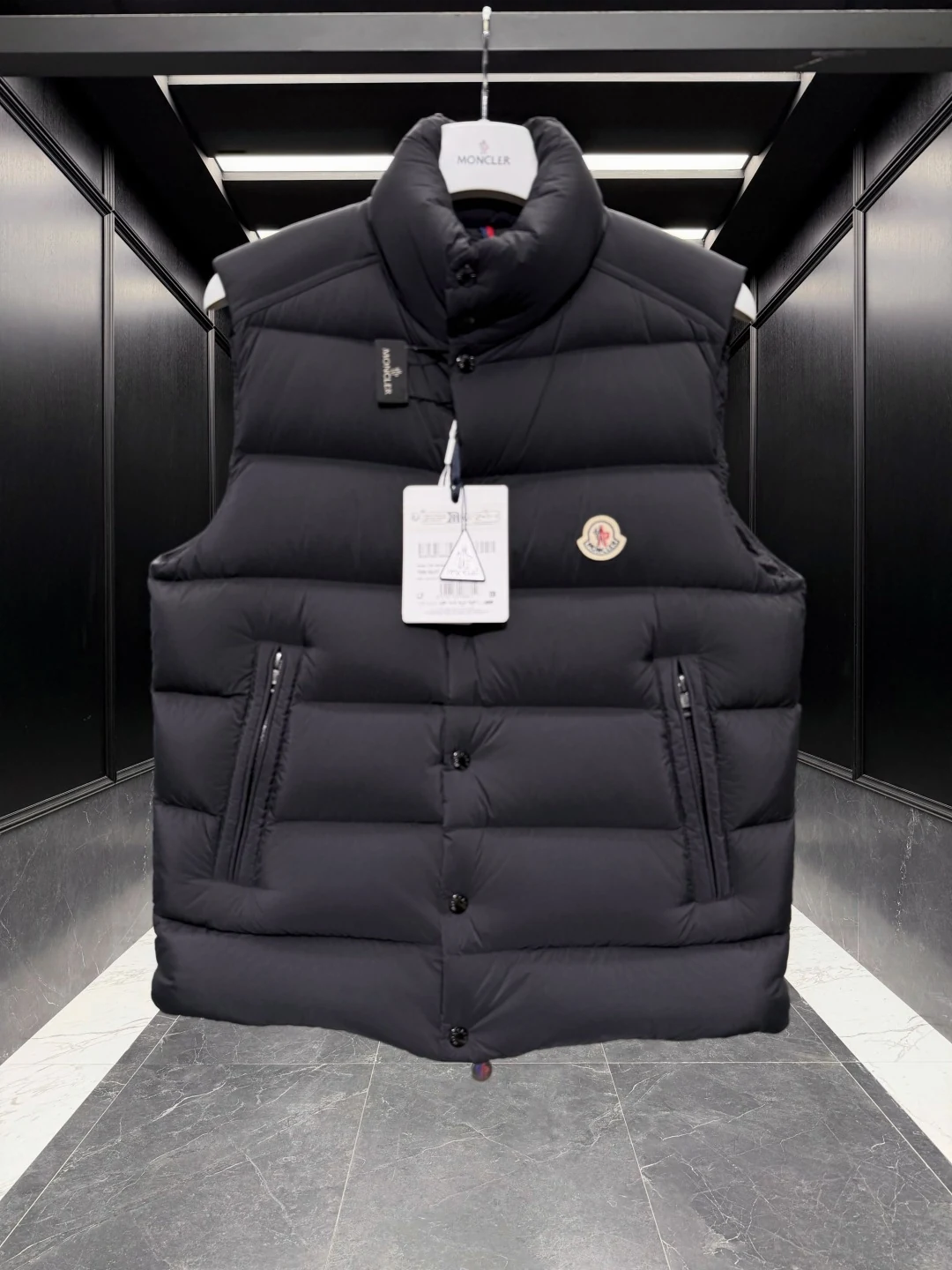 Moncler Quilted Puffer Vest - Style 21 - Moncler puffer vest real photo 4