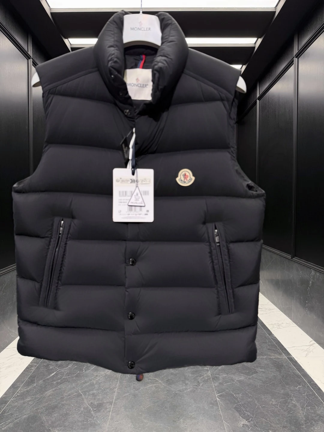 Moncler Quilted Puffer Vest - Style 21 - Moncler puffer vest real photo 7