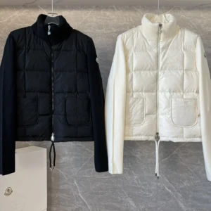 Moncler Relaxed Panel Puffer Jacket - Style 2 - Moncler puffer jacket real photo 1