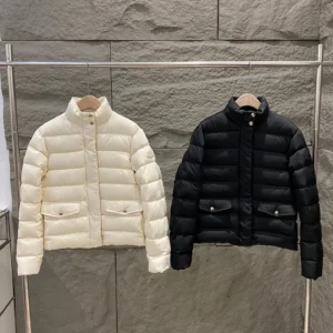 Moncler Short Puffer Jacket - Style 28 - Moncler puffer jacket real photo 1