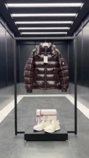 Moncler Short Puffer Jacket - Style 113 - Moncler puffer jacket real photo 1