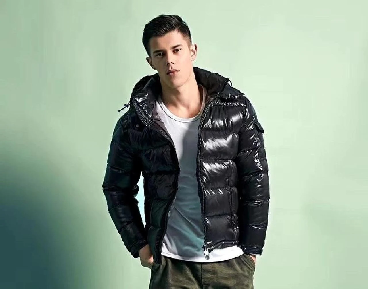 Moncler Short Puffer Jacket - Style 123 - Moncler puffer jacket real photo 8