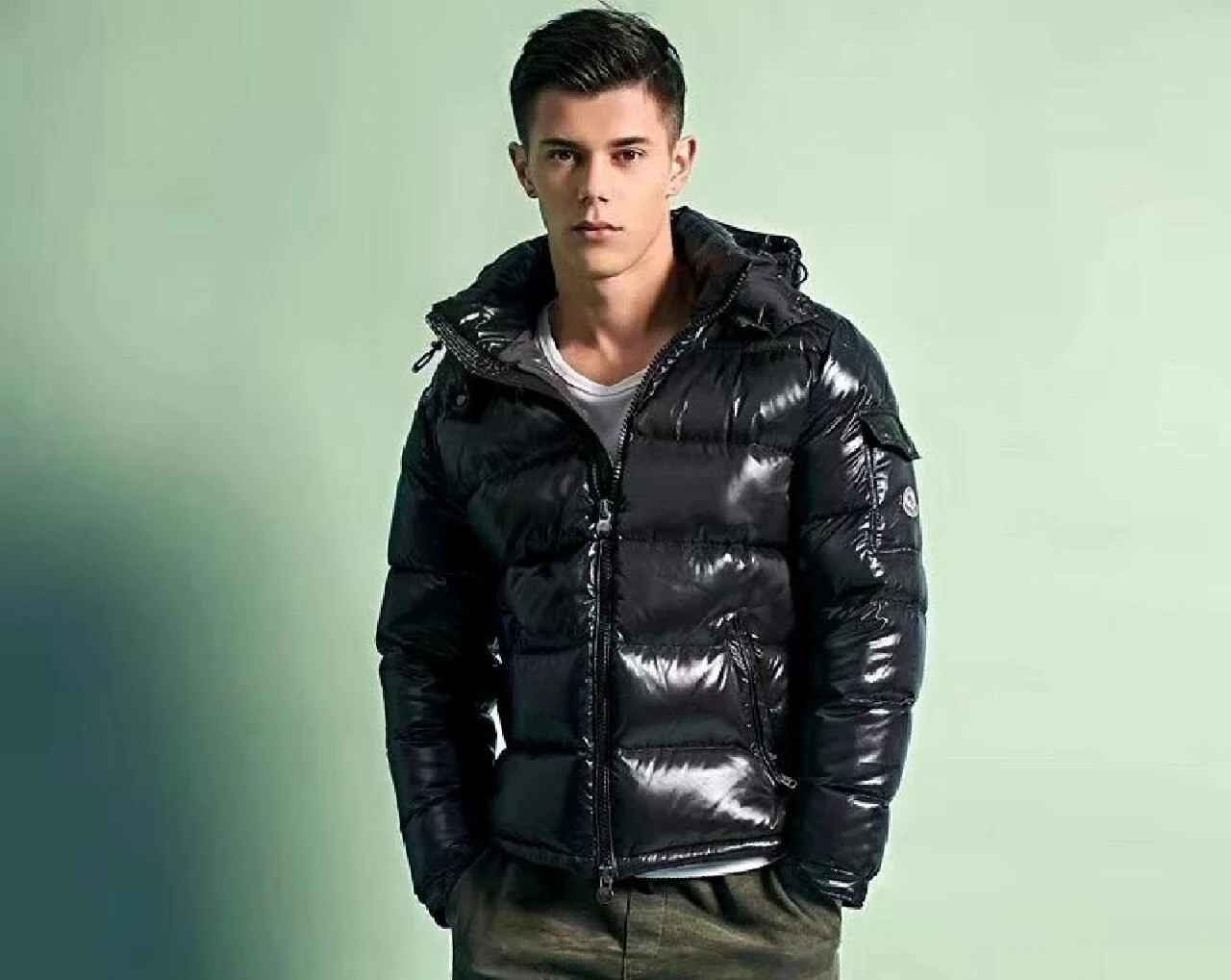 Moncler Short Puffer Jacket - Style 123 - Moncler puffer jacket real photo 9