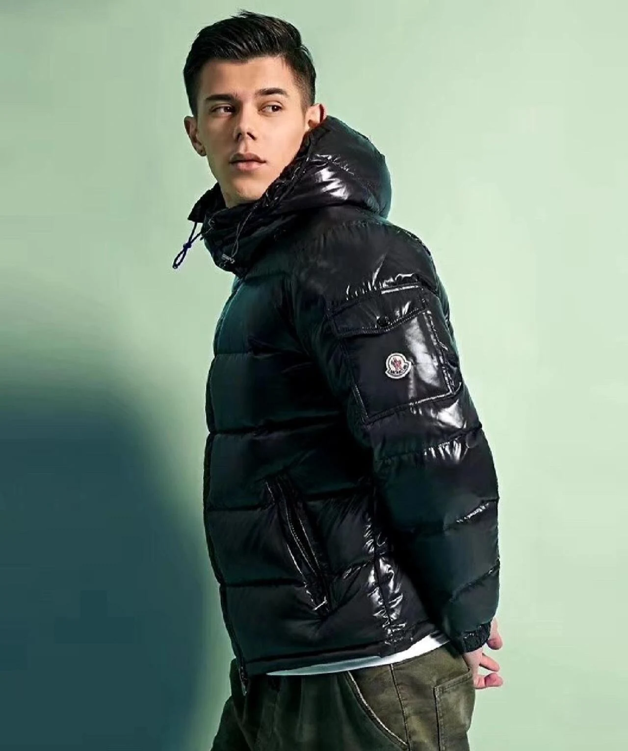 Moncler Short Puffer Jacket - Style 123 - Moncler puffer jacket real photo 10