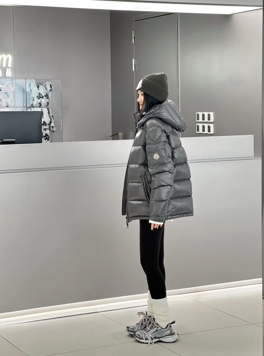 Moncler Short Puffer Jacket - Style 125 - Moncler puffer jacket real photo 2