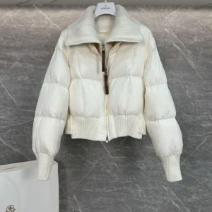 Moncler Short Lapel Puffer Jacket - Moncler puffer jacket real photo 1