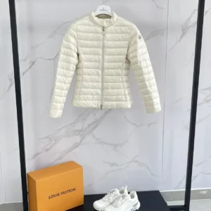 Moncler Short Stand-Collar Puffer Jacket - Style 19 - Moncler puffer jacket real photo 1