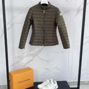 Moncler Short Stand-Collar Puffer Jacket - Style 20 - Moncler puffer jacket real photo 1