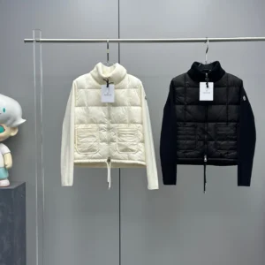 Moncler Short Stand-Collar Puffer Jacket - Style 9 - Moncler puffer jacket real photo 1