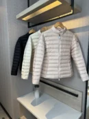 Moncler Short Stand-Collar Puffer Jacket - Style 40 - Moncler puffer jacket real photo 1