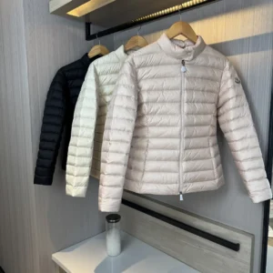 Moncler Short Stand-Collar Puffer Jacket - Style 40 - Moncler puffer jacket real photo 1