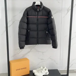Moncler Short Stand-Collar Puffer Jacket - Style 42 - Moncler puffer jacket real photo 1