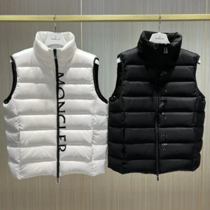 Moncler Short Puffer Vest - Moncler puffer vest real photo 1