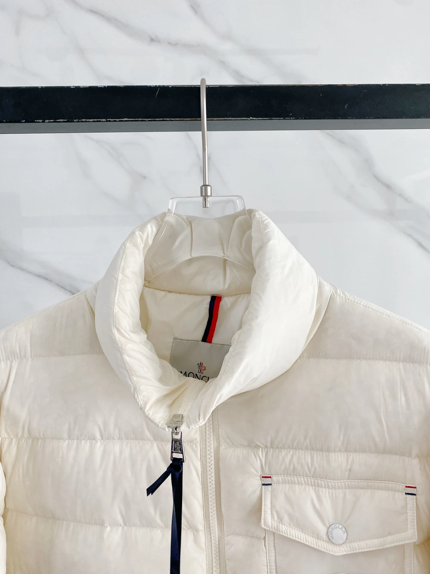 Moncler Stand-Collar Puffer Jacket - Style 4 - Moncler puffer jacket real photo 2