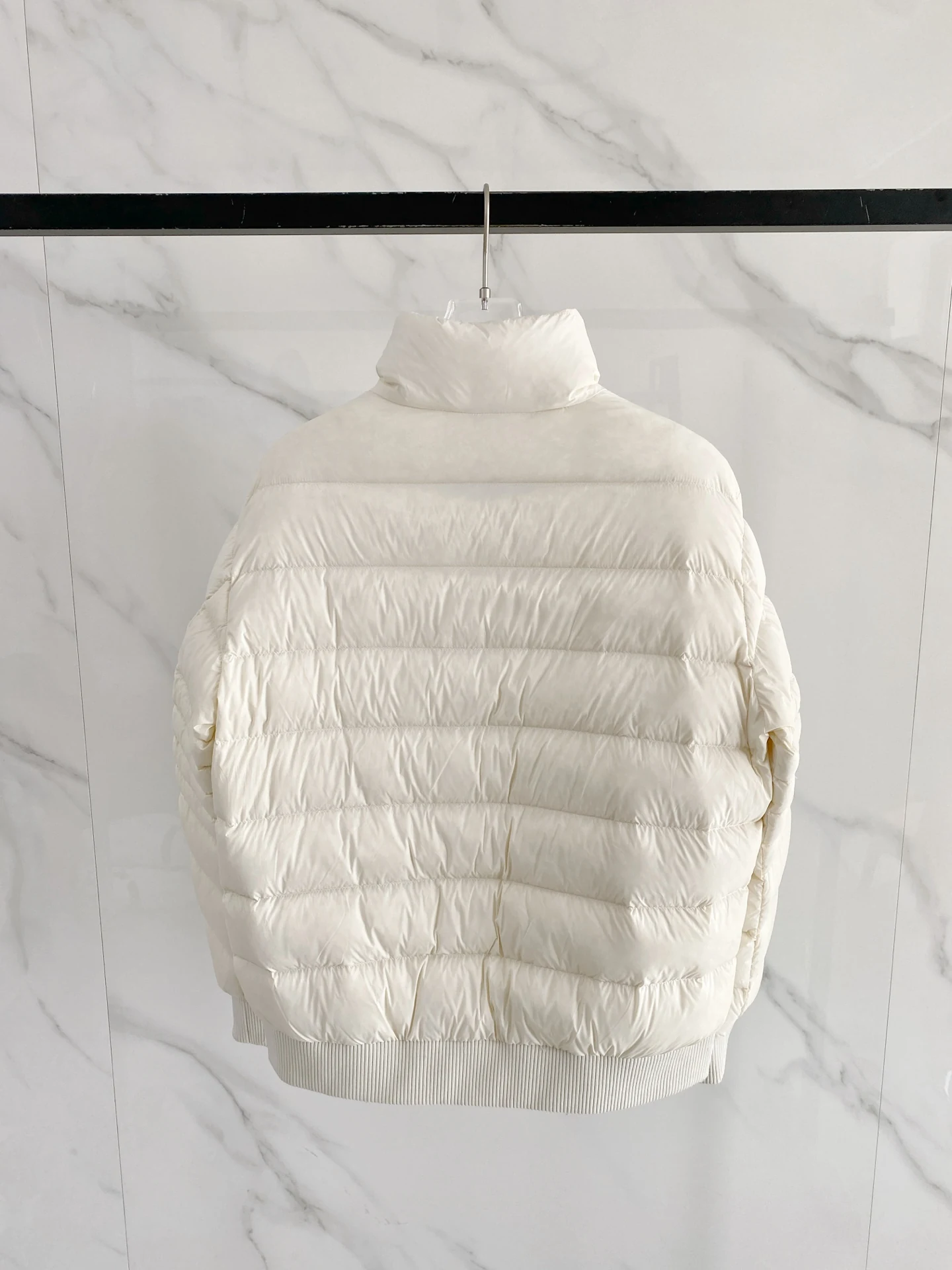 Moncler Stand-Collar Puffer Jacket - Style 4 - Moncler puffer jacket real photo 8