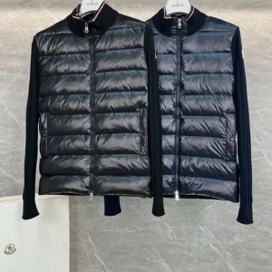 Moncler Stand-Collar Puffer Jacket - Style 1 - Moncler puffer jacket real photo 1