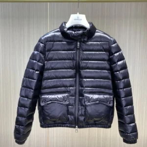 Moncler Stand-Collar Lightweight Puffer Jacket - Style 2 - Moncler puffer jacket real photo 1