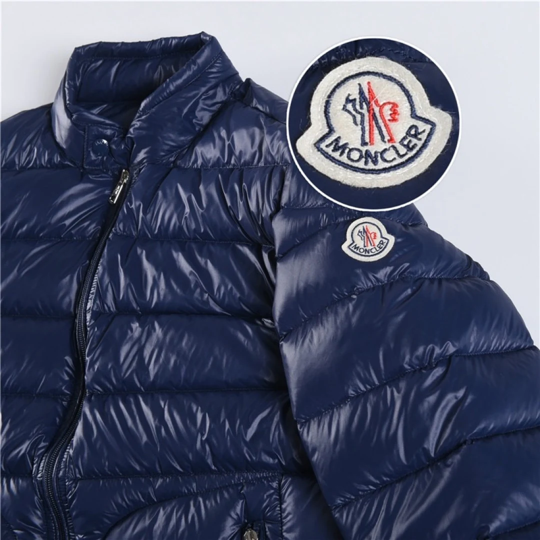 Moncler Stand-Collar Lightweight Puffer Jacket - Style 14 - Moncler puffer jacket real photo 4
