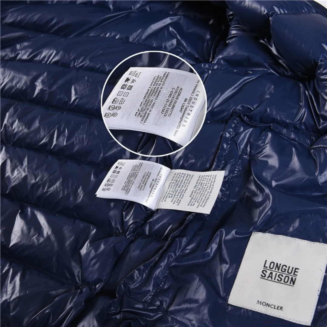 Moncler Stand-Collar Lightweight Puffer Jacket - Style 14 - Moncler puffer jacket real photo 9