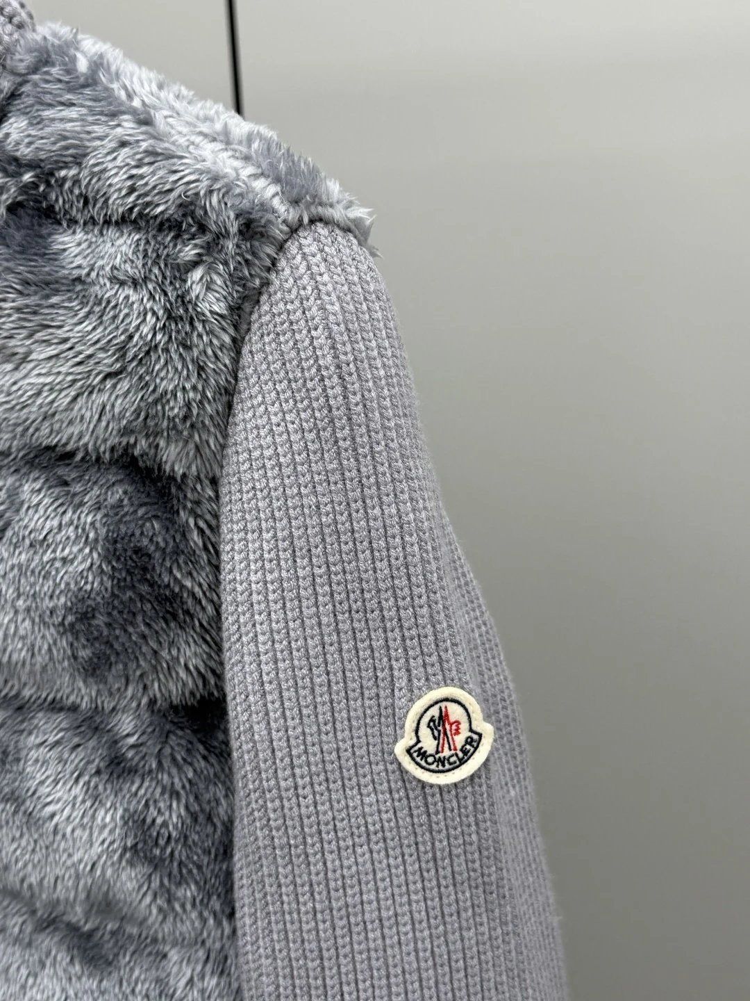 Moncler Stand-Collar Panel Puffer Jacket - Style 19 - Moncler puffer jacket real photo 4